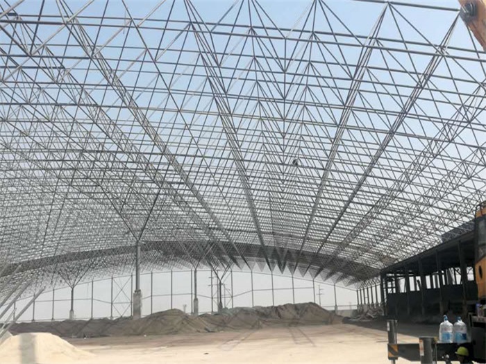 上海钢厂料仓网架工程